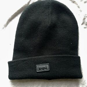 Levi's Classic Black Knit Beanie